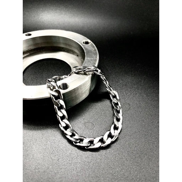KIT 3/6 PECA Pulseira de Aço Inoxidável para Masculino 1x1 3mm-5mm