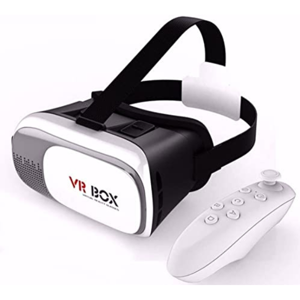 Kit Realidade Virtual VR Box 2.0 + Controle Bluetooth 3D