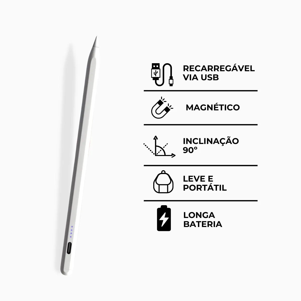 Caneta Digital Universal Touchscreen Ponta Fina