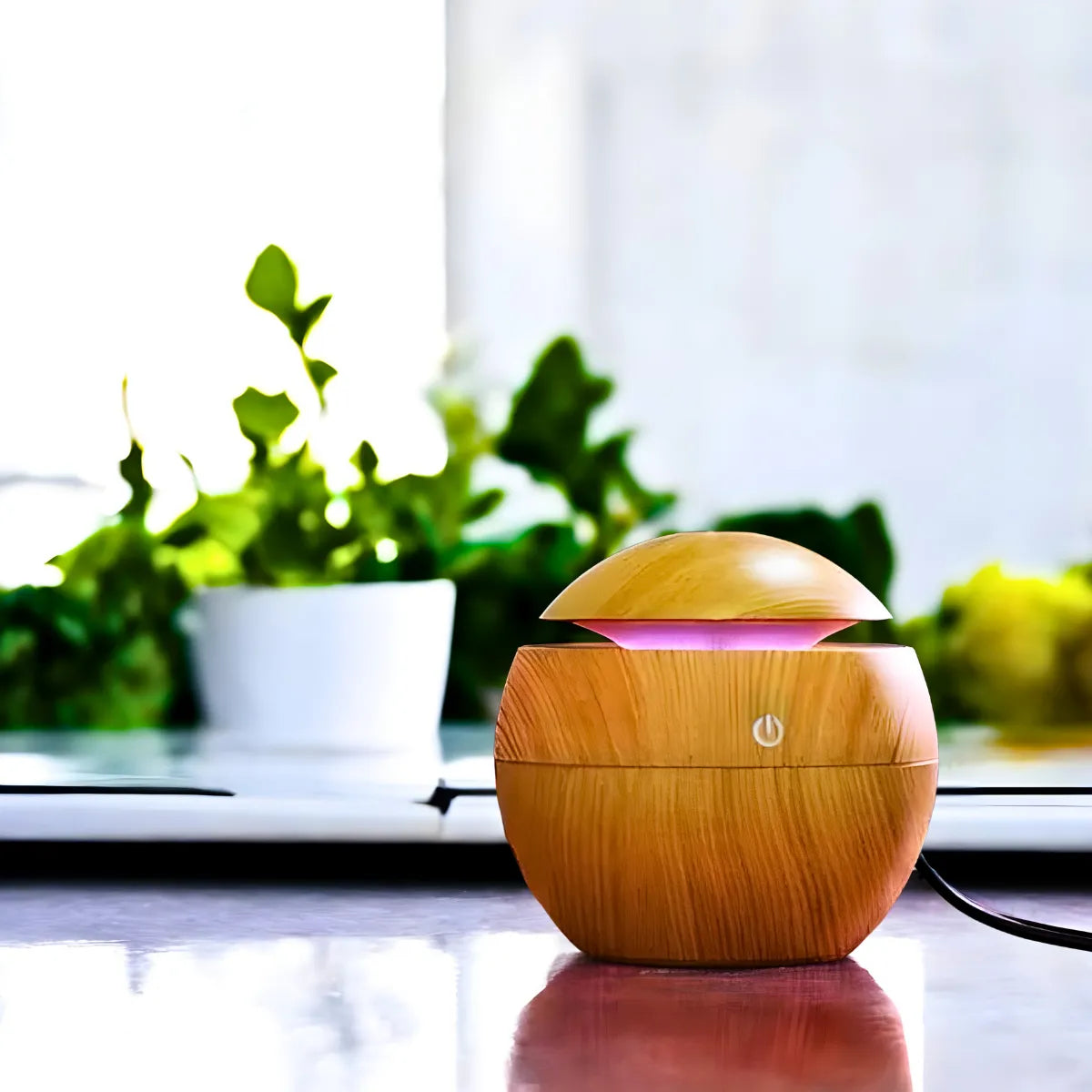 Umidificador Ultrassônico USB com Difusor de Óleos