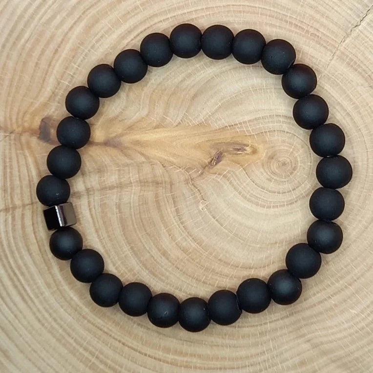 Combo Pulseira preta fosca - ótima qualidade. BLACK FRIDAY - DESCONTAÇO