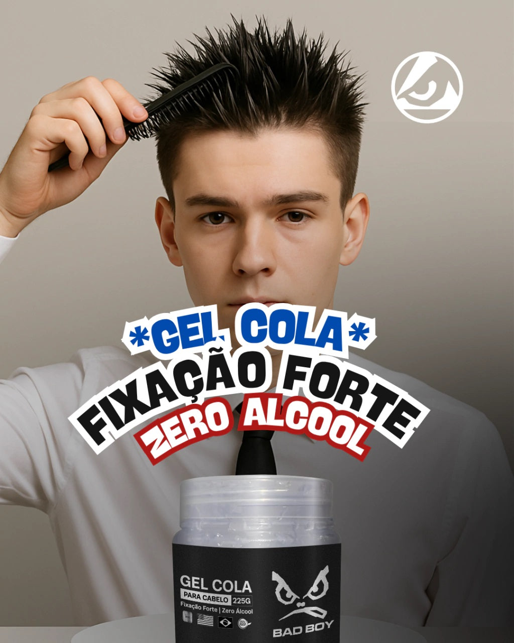 Gel Cola - Fixação Forte - Sem alcool - Badboy