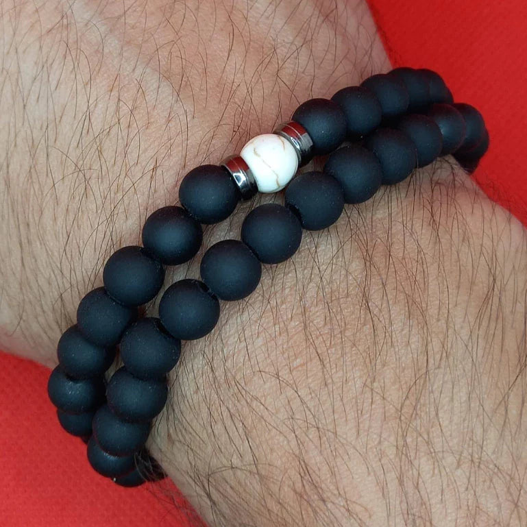 Combo Pulseira preta fosca - ótima qualidade. BLACK FRIDAY - DESCONTAÇO