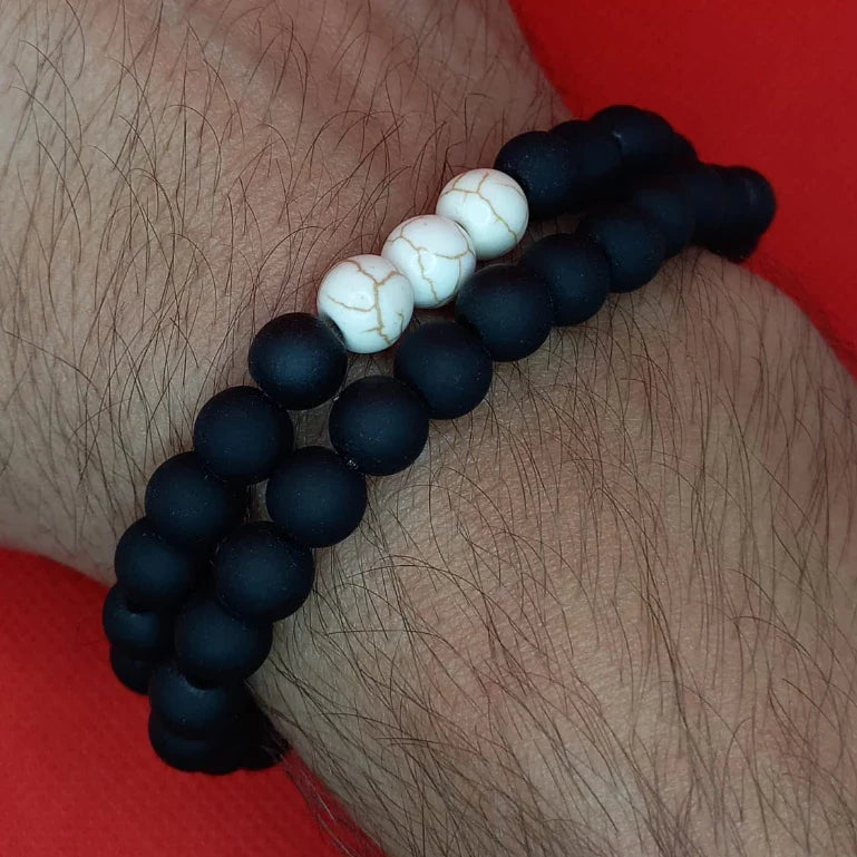 Combo Pulseira preta fosca - ótima qualidade. BLACK FRIDAY - DESCONTAÇO