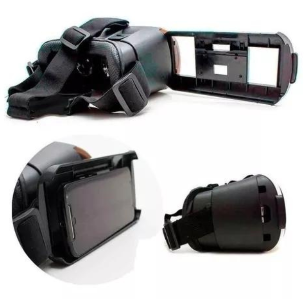 Kit Realidade Virtual VR Box 2.0 + Controle Bluetooth 3D