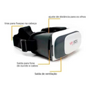 Kit Realidade Virtual VR Box 2.0 + Controle Bluetooth 3D