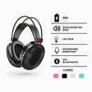 Fone de Ouvido Bluetooth V5.3 com Iluminação LED