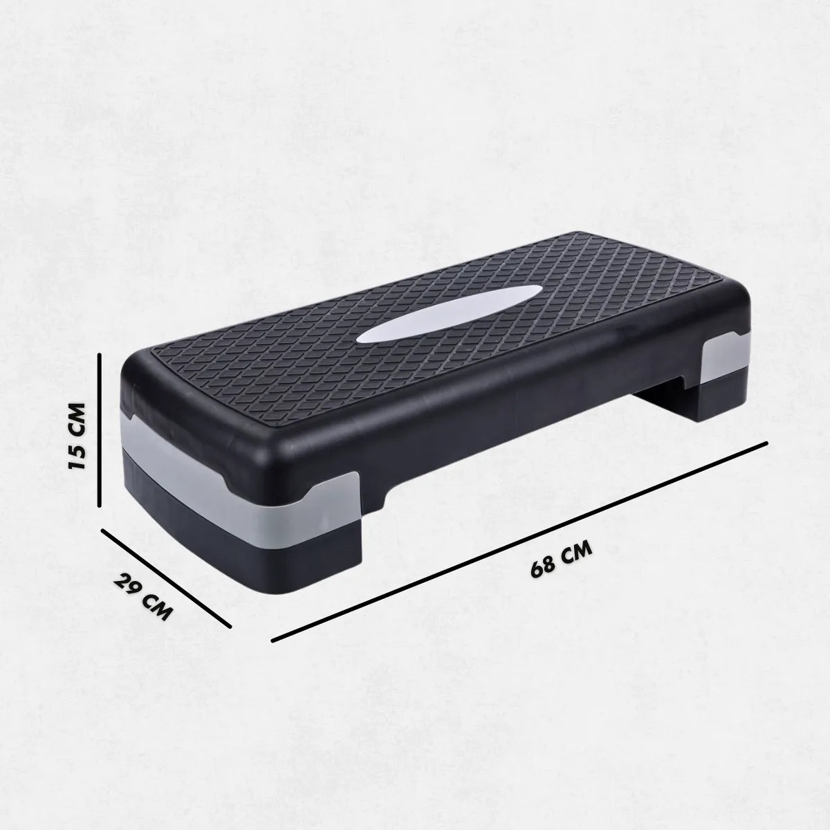Step Fitness 2 Níveis Antiderrapante + Suporte 200kg