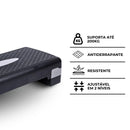 Step Fitness 2 Níveis Antiderrapante + Suporte 200kg
