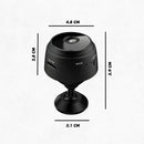 Micro Câmera Espiã A9 — Full HD, Wi-Fi, Sensor e Visão Noturna