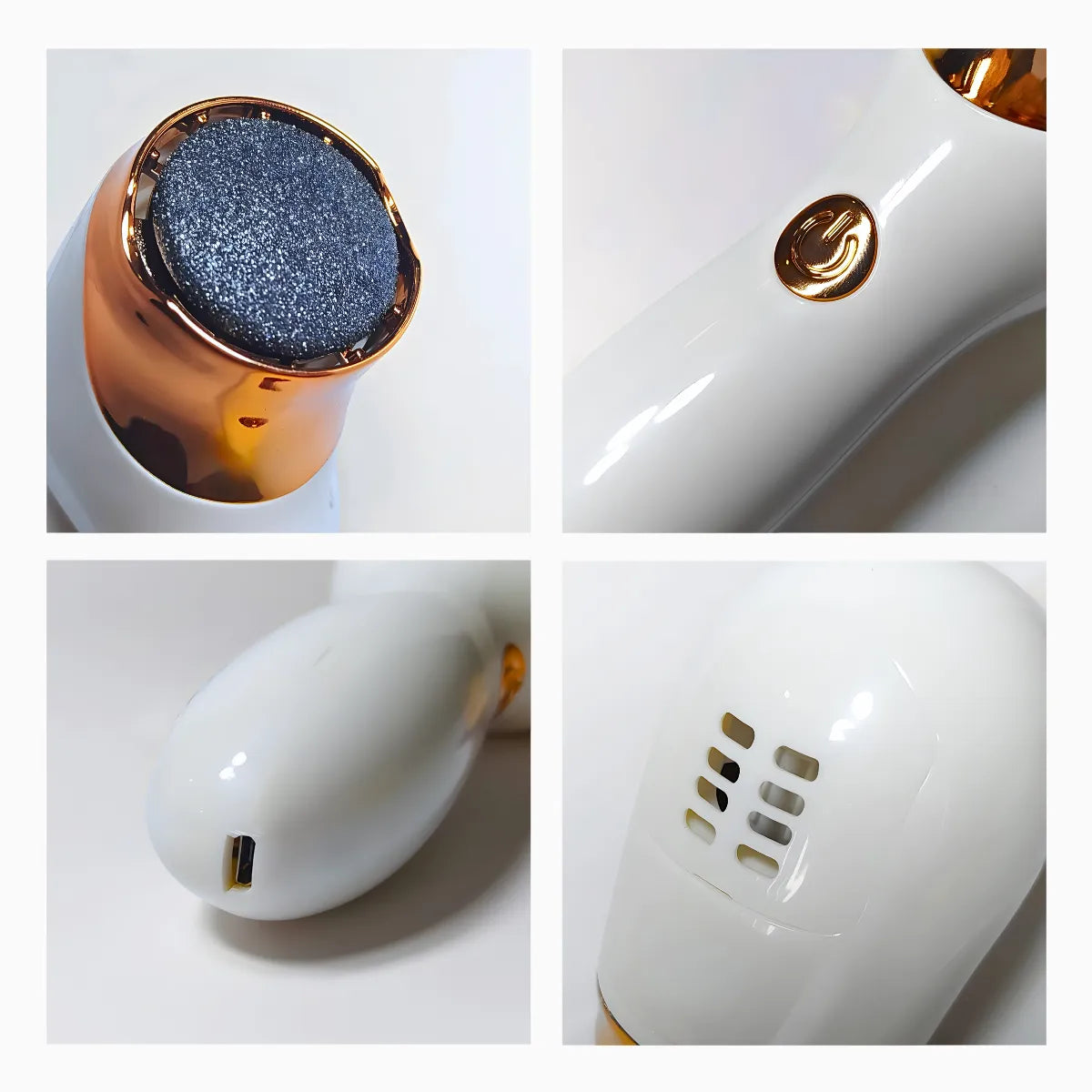 Removedor de Calos Elétrico para Pés - BRANCO