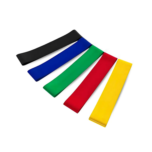 Kit com 5 Faixas Elásticas de Resistência