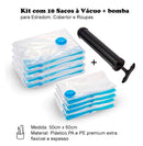 Kit 10 Sacos a Vácuo + Bomba