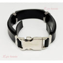 Pulseira Masculina fé Pulseira de Couro/ Masculina Com frase religiosa