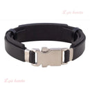 Pulseira Masculina fé Pulseira de Couro/ Masculina Com frase religiosa