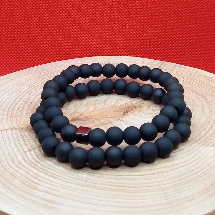 Combo Pulseira preta fosca - ótima qualidade.  BLACK FRIDAY - DESCONTAÇO