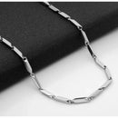 colar aço cirúrgico inox masculino tijolinhos