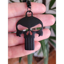 Colar Masculino De Couro Preto Tribal Cruz Regulável Premium