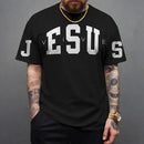 Camiseta Jesus Oversized Streetwear Masculina Feminina camisa 100% Algodão