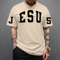 Camiseta Jesus Oversized Streetwear Masculina Feminina camisa 100% Algodão