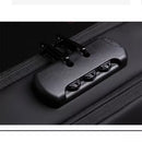 Mochila masculina com cadeado à prova d'água anti-roubo preta