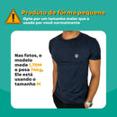 Kit 4 Camisetas Masculinas Dry Fit Malha Fria Moda Fitness Manga curta para academia