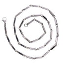 colar aço cirúrgico inox masculino tijolinhos