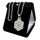 Colar Masculino 60cm + Pingente Bússola Viking  Aço Inox Top