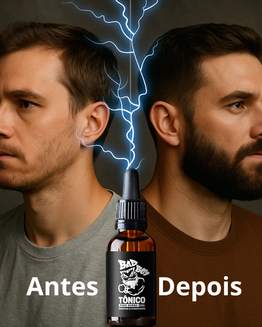 Tônico de Crescimento para Barba 30ml - Badboy